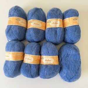 Phentex Mohair Blend Yarn Lot #87
Sapphire Blue Soft Vintage 8 Skeins